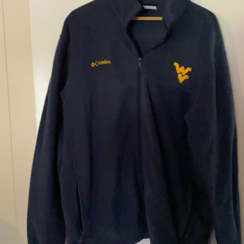 Columbia fleece jacket WVU